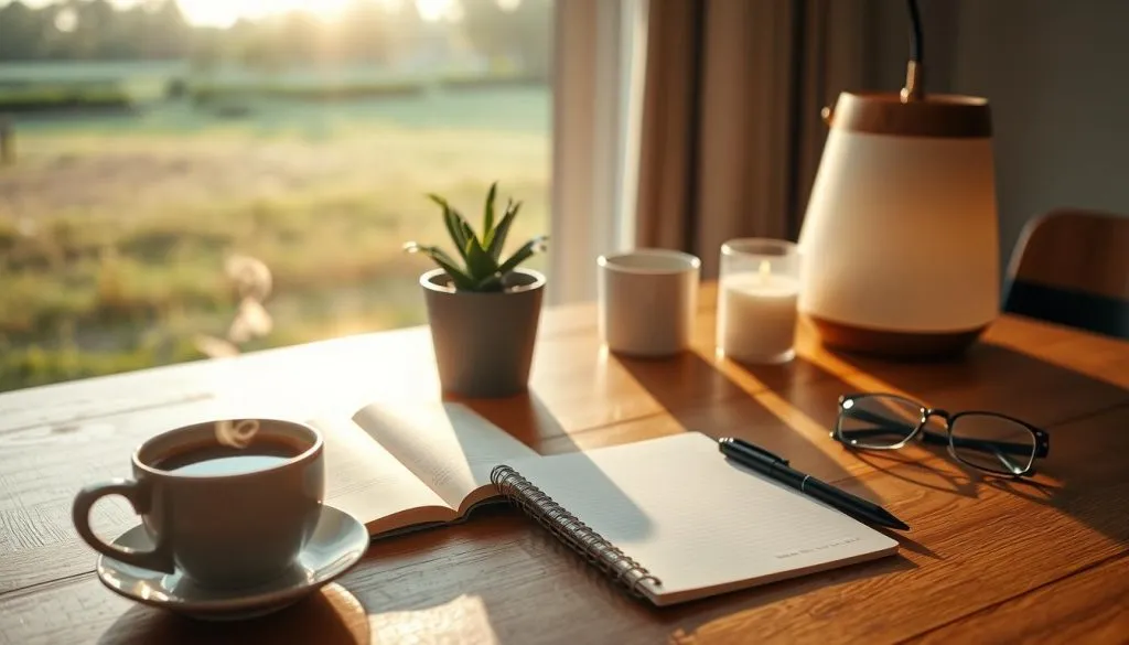 Three illustrated cards representing the stages of habit formation: beginning, repeating, and adapting